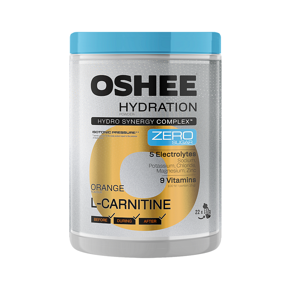 OSHEE Hydration zero powder pomeranč + l-carnitine 330 g