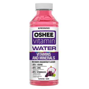OSHEE Vitamínová voda Minerály & vitamíny 555 ml (Minerálky a vitamínové vody)