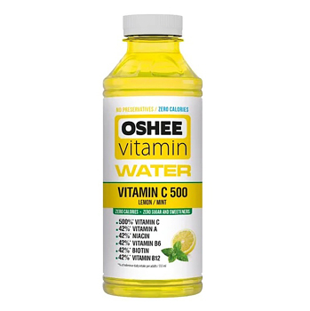 OSHEE Vitamínová voda Vitamin C 500 555 ml (Minerálky a vitamínové vody)
