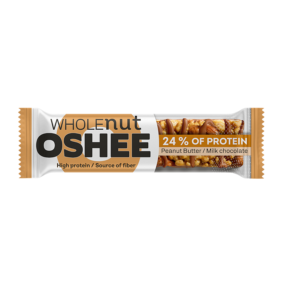 OSHEE Wholenut tyčinka arašídové máslo 40 g