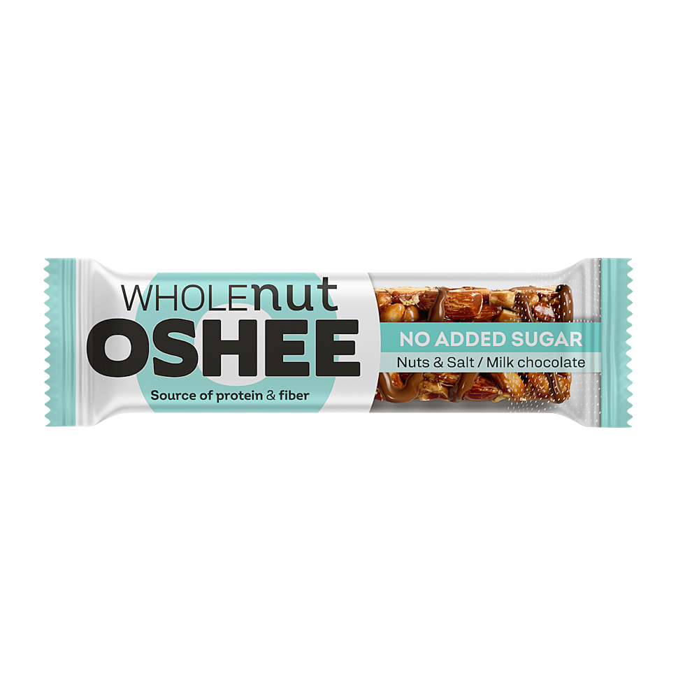 OSHEE Wholenut tyčinka oříšky a sůl 40 g
