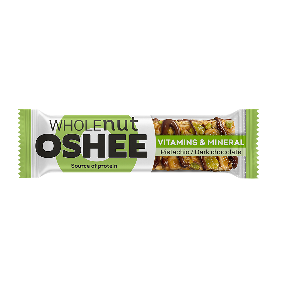 OSHEE Wholenut tyčinka pistácie 40 g