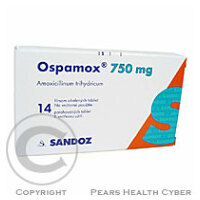 OSPAMOX 750 MG  14X750MG Potahované tablety