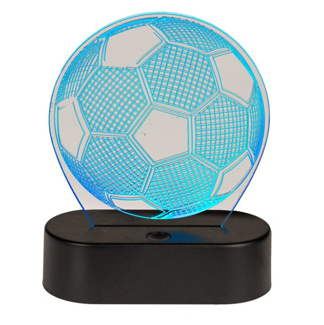 Levně OOTB Lampička 3D fotbalový míč