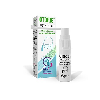 OTORIG Ústní sprej 20 ml (Na bolest v krku) - Přírodní