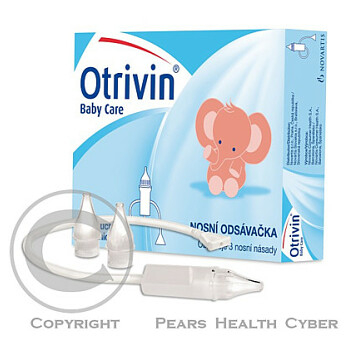 Otrivin Baby Care nosní odsávačka s jednorázovými násadami s absorbujícím filtrem