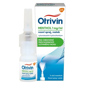 OTRIVIN Menthol 1mg/ml nosní sprej s dávkovačem 10 ml