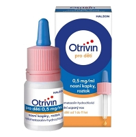 OTRIVIN Pro děti 0.5mg/ml nosni kapky, roztok 10 ml