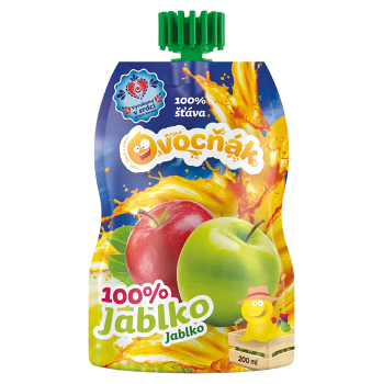 OVOCŇÁK Mošt jablko 200 ml (Džusy, mošty, smoothies) - Přírodní