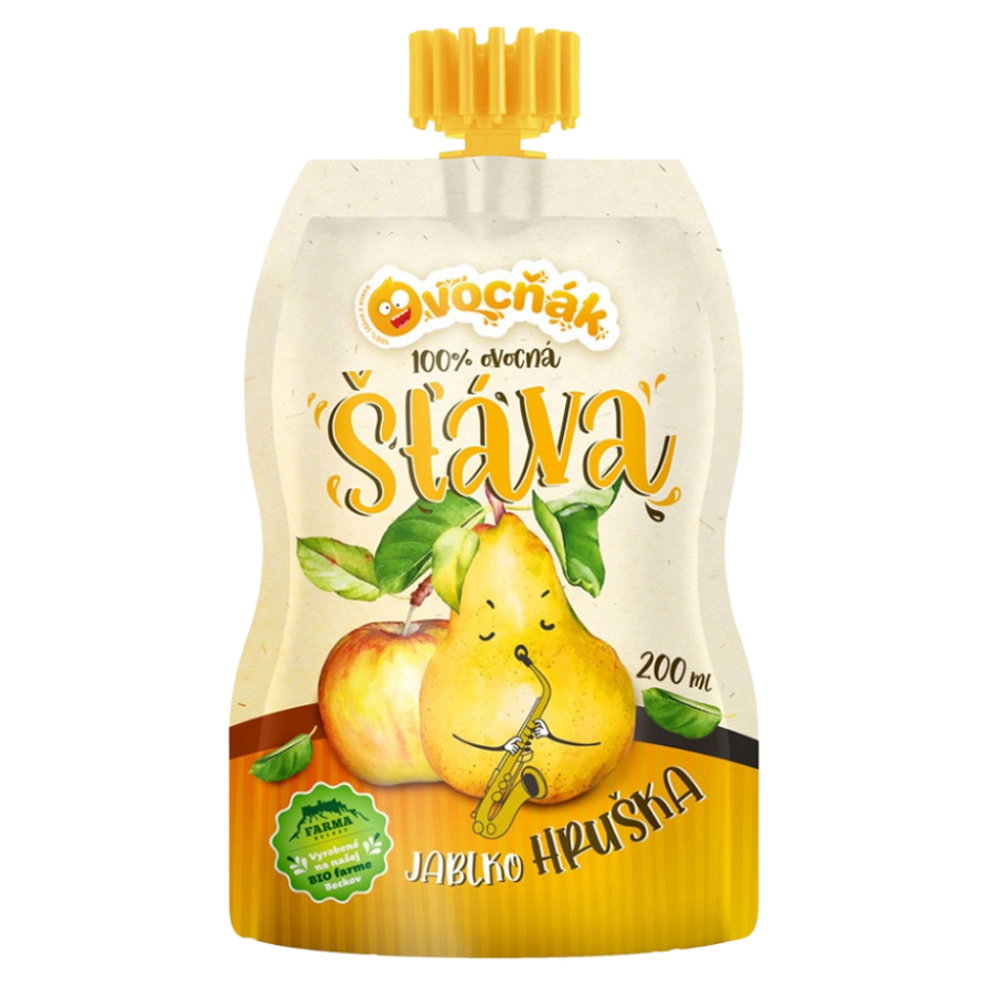 OVOCŇÁK Mošt jablko a hruška 200 ml