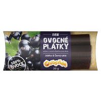 OVOCŇÁK Ovocné plátky jablko a černý rybíz 20 g