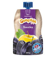 OVOCŇÁK Pyré jablko a švestka 200 g