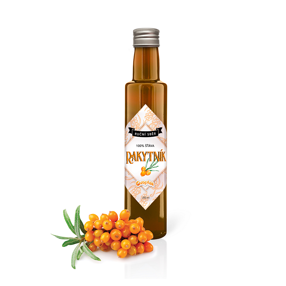 Ovocňák 100% Rakytníková šťáva 250ml