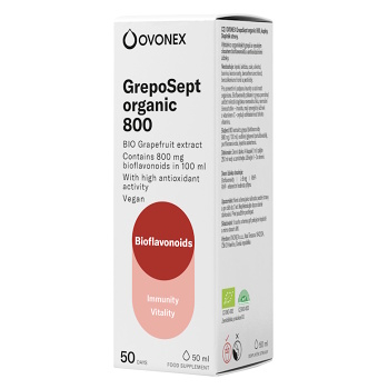 OVONEX Greposept organic 800 mg 50 ml (Bylinné doplňky stravy) - Přírodní, Jednosložkové, BIO