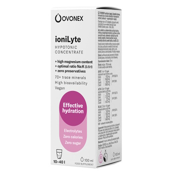 OVONEX IoniLyte hypotonic concentrate 100 ml (Na energii, při únavě) - Přírodní, Vícesložkové, Iontové