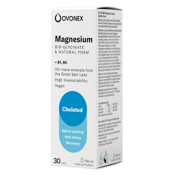 OVONEX Magnesium kapky 100 ml (Hořčík, magnézium) - Přírodní, Vícesložkové