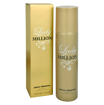 Paco Rabanne Lady Million Deodorant 150ml (Tělové spreje)