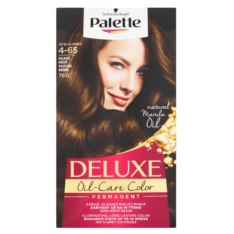 E-shop PALETTE Deluxe Barva na vlasy 4-65 (760) Oslnivě hnědý