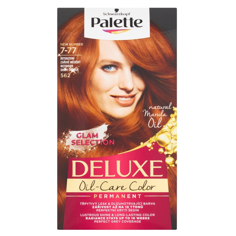 PALETTE Deluxe Barva na vlasy 7-77 (562) Intenzivní zářivě měděný