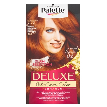 PALETTE Deluxe Barva na vlasy 7-77 (562) Intenzivní zářivě měděný