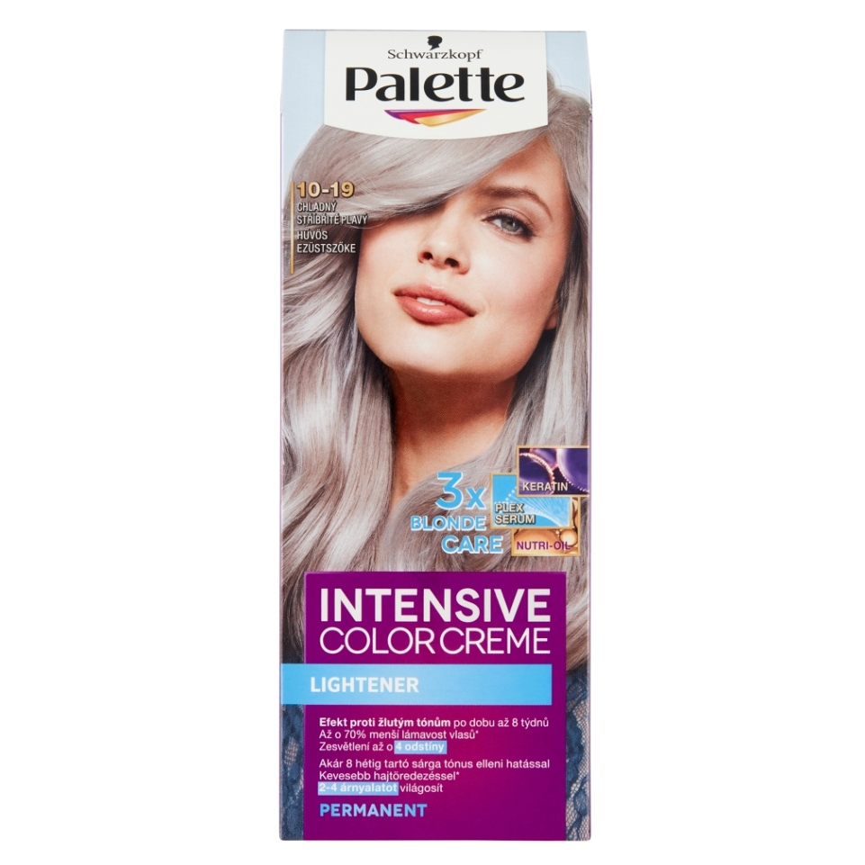 Levně PALETTE ICC Barva na vlasy 10-19 Chladný stříbřitě plavý