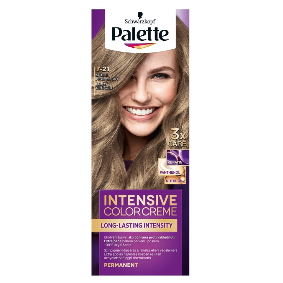 E-shop PALETTE ICC Barva na vlasy 7-21 Středně popelavě plavý