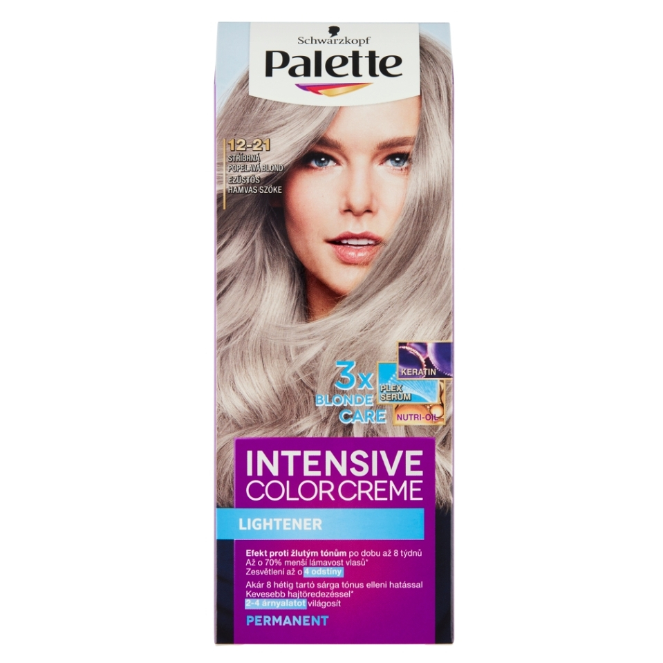 E-shop PALETTE ICC Barva na vlasy 12-21 Stříbrná popelavá blond