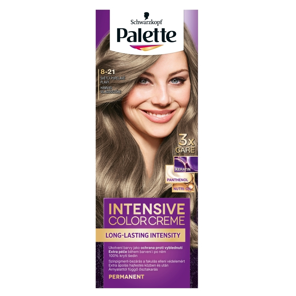 E-shop PALETTE ICC Barva na vlasy 8-21 Světlý popelavě plavý