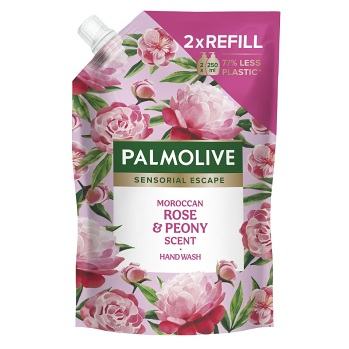 PALMOLIVE Sensorial Escape Tekuté mýdlo Moroccan Rose & Peony 500 ml (Náplně tekutého mýdla) - Náhradní náplně