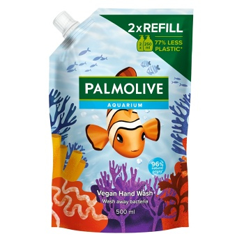 PALMOLIVE Tekuté mýdlo,náhradní náplň Aquarium 500 ml (Náplně tekutého mýdla)