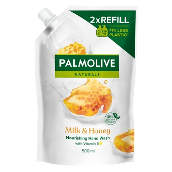 PALMOLIVE Tekuté mýdlo náhradní náplň Honey&Milk 500 ml (Náplně tekutého mýdla)