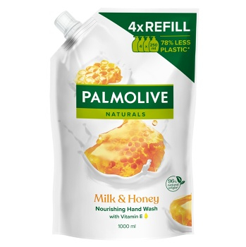 PALMOLIVE Tekuté mýdlo náhradní náplň Milk & Honey 1000 ml (Náplně tekutého mýdla)