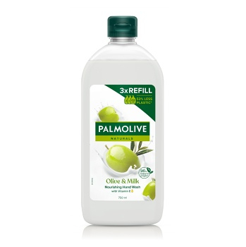 PALMOLIVE Tekuté mýdlo náhradní náplň Olive& Milk  750 ml, poškozený obal (Náplně tekutého mýdla)