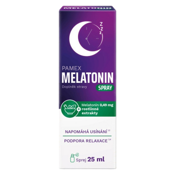 PAMEX Melatonin spray 25 ml (Na spánek) - Vícesložkové