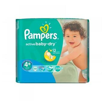 PAMPERS Active Baby-Dry 4+ MAXI 9-16 kg 32 kusů