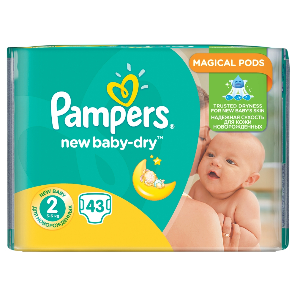 Pampers New Baby 2 Mini 43 kusů
