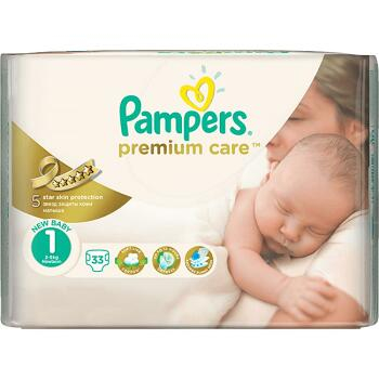 PAMPERS Premium Care 1 newborn 2-5 kg 33 kusů