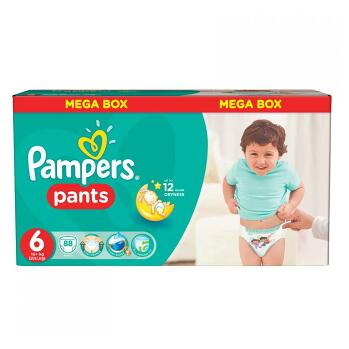 PAMPERS Pants 6 EXTRA LARGE 16+ kg 88 kusů