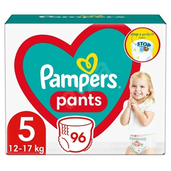 PAMPERS Pants Junior kalhotkové plenky vel. 5, 12 - 18 kg 96 kusů