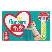 PAMPERS Pants vel.3 Plenkové kalhotky 6-11kg  128 ks