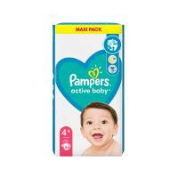 PAMPERS Active Baby vel.4+ Dětské plenky 10-15kg 54 ks