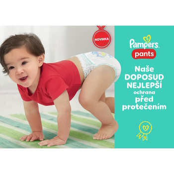 PAMPERS Pants vel.4 Plenkové kalhotky 9-15kg měsíční balení 176 ks