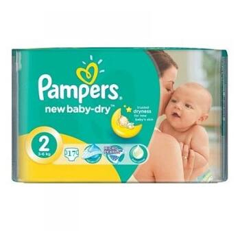 PAMPERS New Baby-Dry 2 MINI 3-6 kg 17 kusů