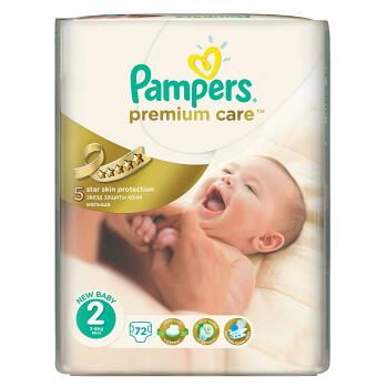 PAMPERS Premium Care 2 mini 3-6 kg 72 kusů