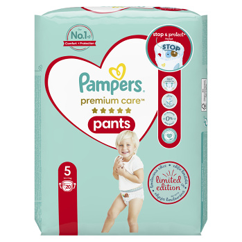 PAMPERS Premium Care pants 5 junior 12-17 kg 20 kusů