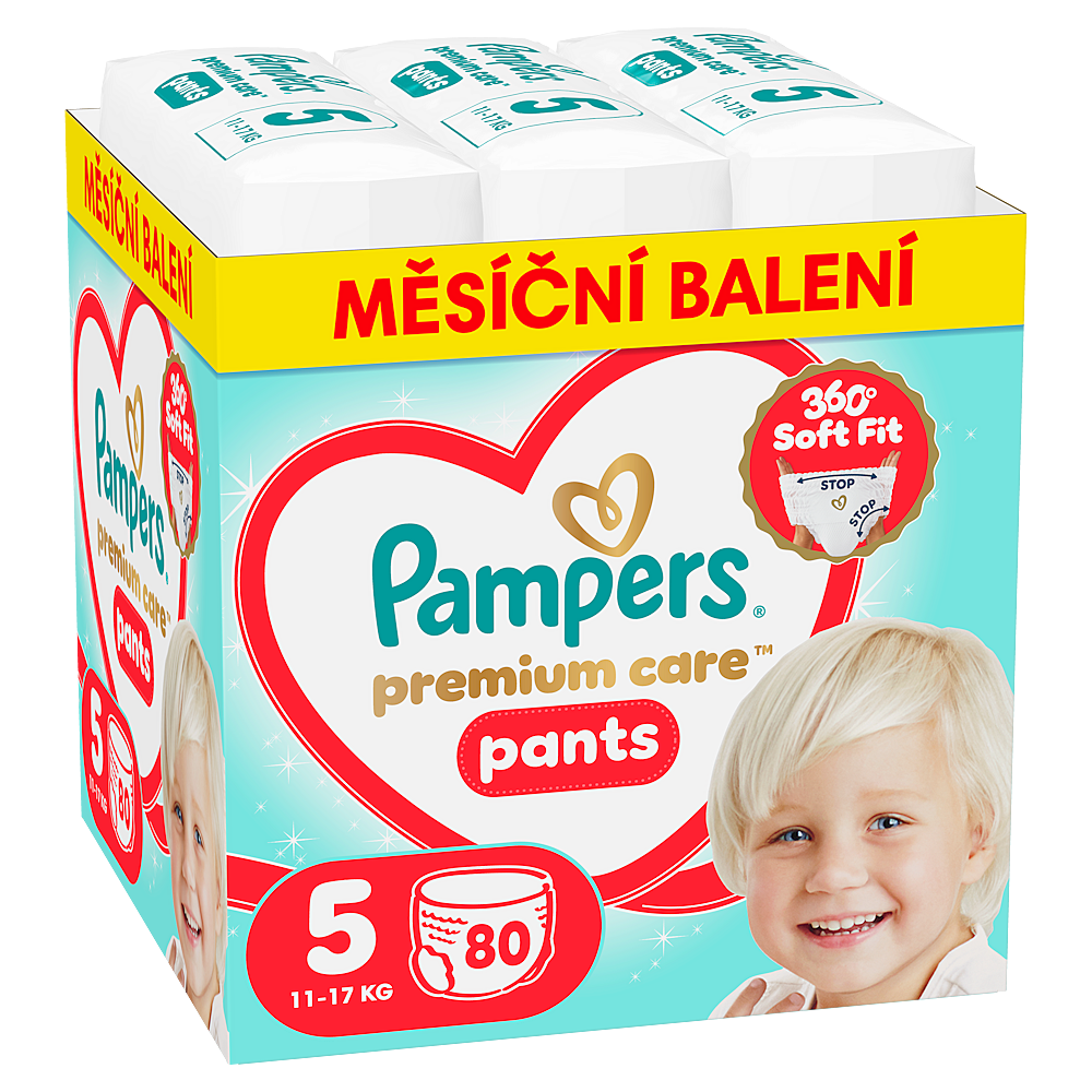 Pampers Premium Care Pants 5 pl.kalh.11-17kg 80ks