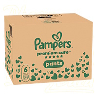 PAMPERS Premium kalhotkové plenky S6 72 kusů