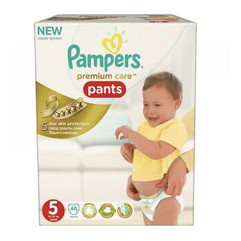 PAMPERS Premium Care Pants 5  11-18 kg 40 kusů