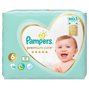 PAMPERS Premium Care vel.6 Value Pack 13+kg 38 ks PAMPERS Premium Care vel.6 Value Pack 13+kg 38 ks