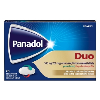 PANADOL DUO 500mg/200mg 20 tablet (Bolest hlavy)